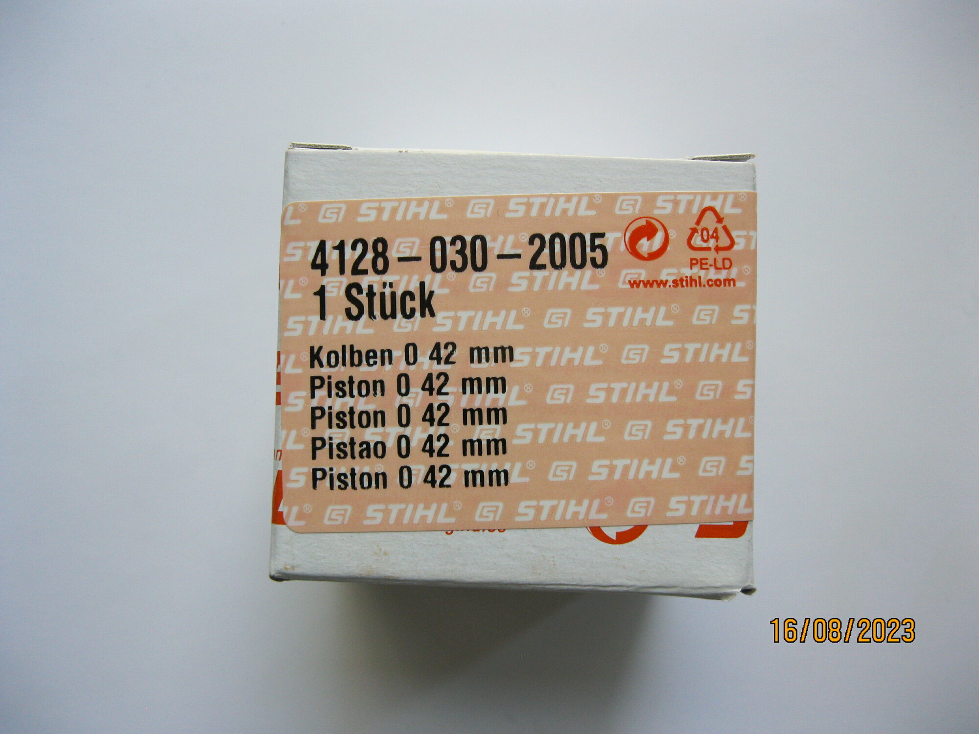 Поршень STIHL FS 450 (42 мм) артикул 4128 030 2005