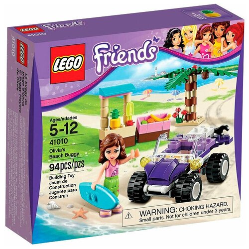 LEGO Friends 41010 Пляжный автомобиль Оливии, 94 дет.