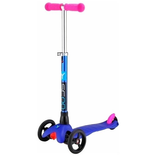 фото Y-scoo самокат mini glam metallic - light blue