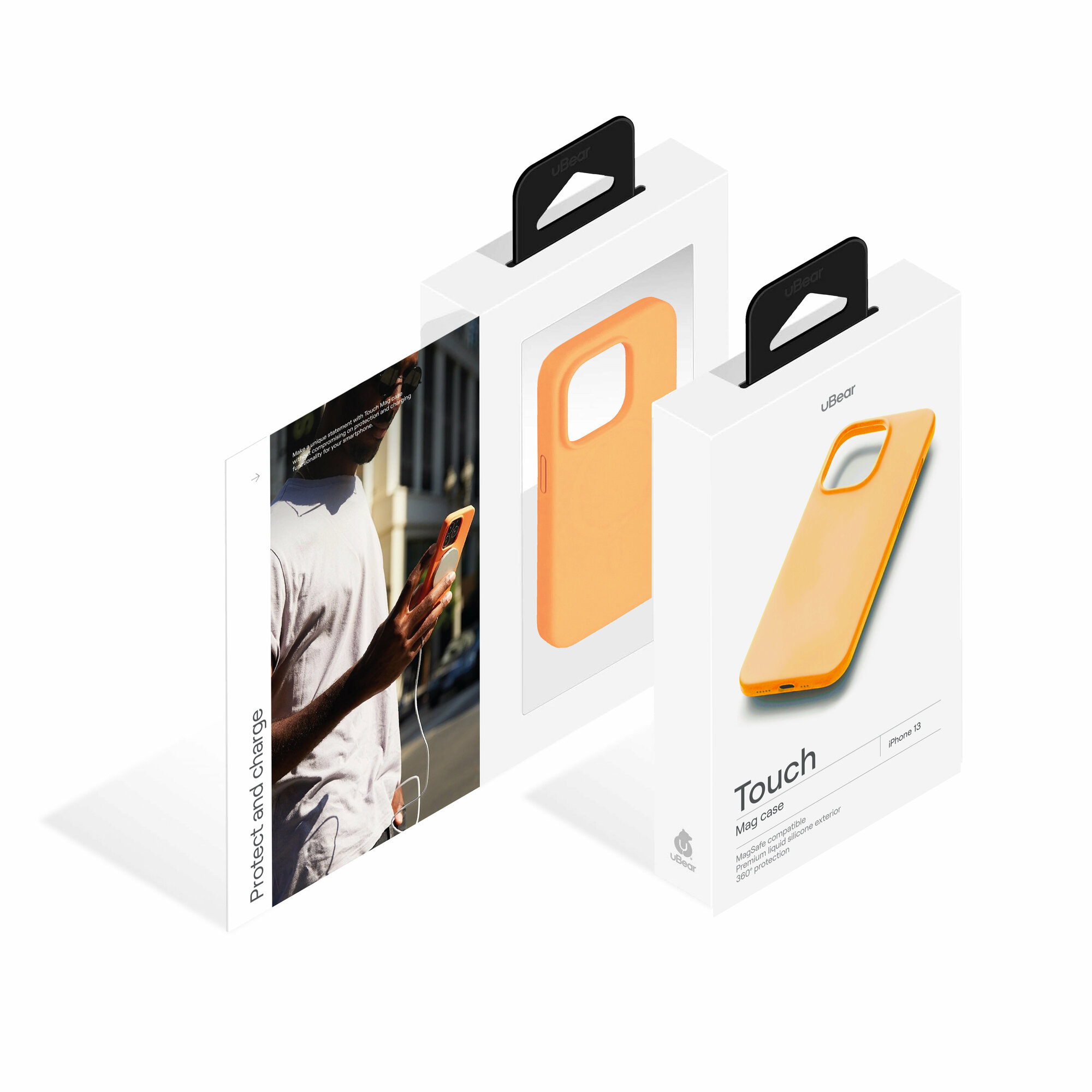 Чехол (клип-кейс) UBEAR Touch Mag Case, для Apple iPhone 13, светло-розовый [cs100lr61th-i21m] - фото №13