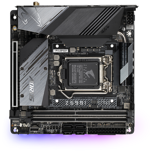 фото Материнская плата gigabyte z590i aorus ultra