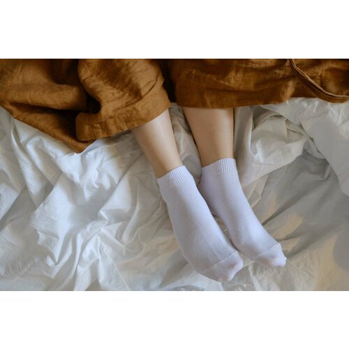фото Женские носки komax укороченные, размер 37-42, белый