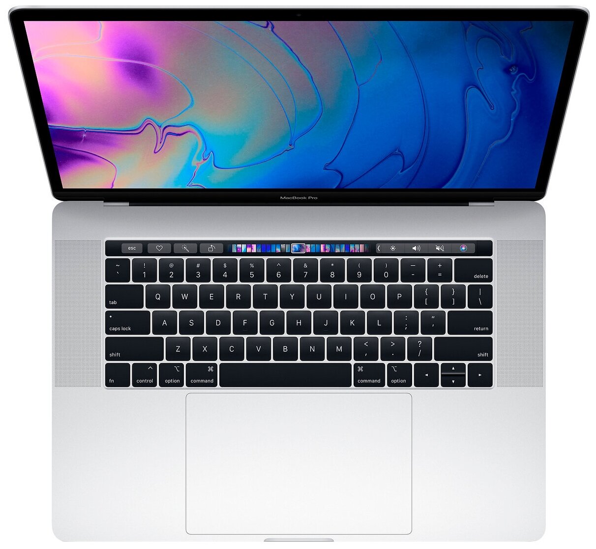 15.4" Ноутбук Apple MacBook Pro 15 Mid 2018 2880x1800, Intel Core i7 2.6 ГГц, RAM 16 ГБ, DDR4, SSD 512 ГБ, AMD Radeon Pro 560X, macOS, RU, MR972LLRU/A, серебристый