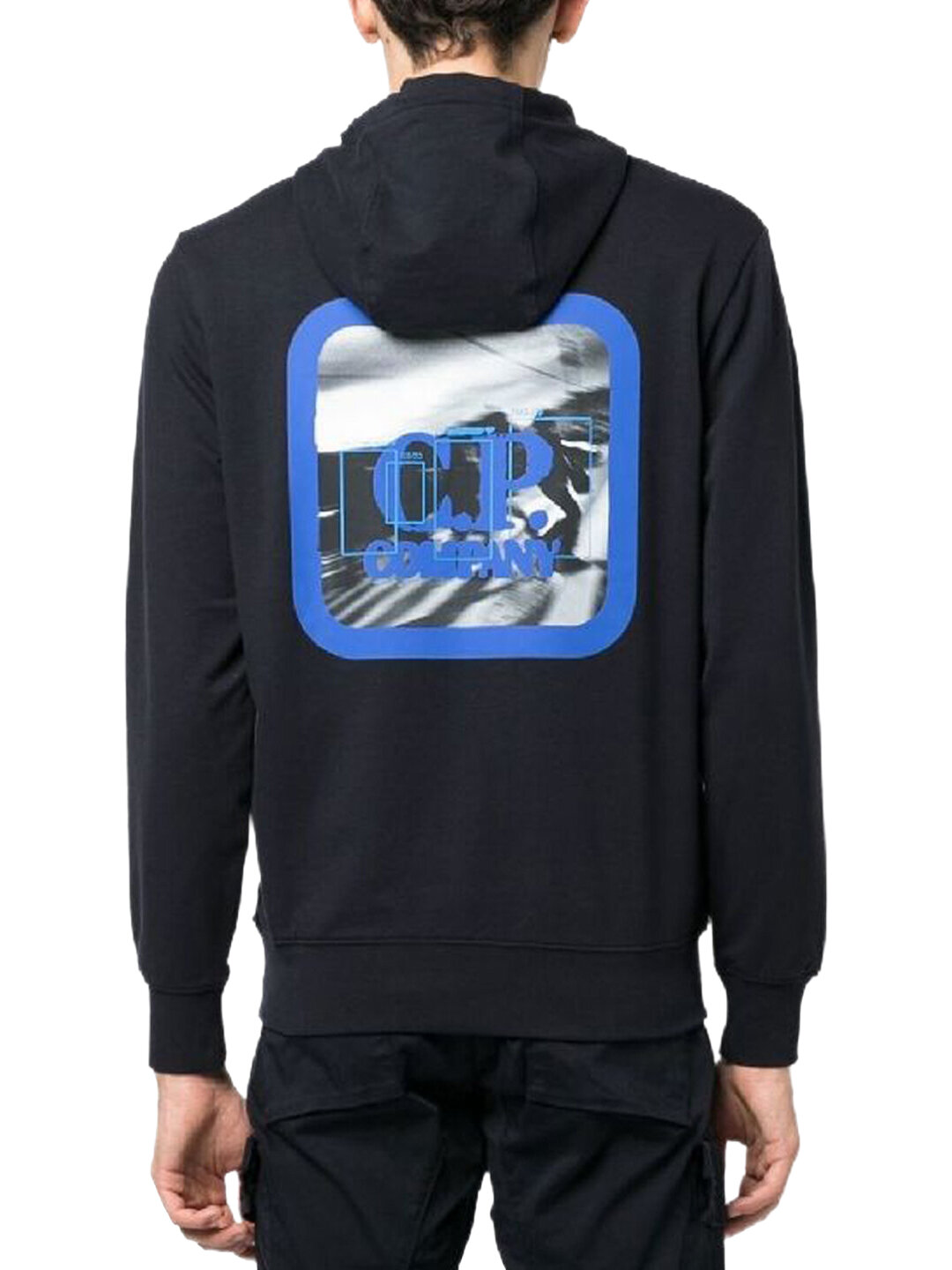 Худи C.P. COMPANY, размер 2XL, , темно-синий — фото 1