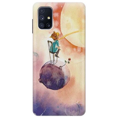 Чехол - накладка ArtColor для Samsung Galaxy M51 с принтом Маленький принц чехол накладка artcolor для samsung galaxy m51 с принтом маленький принц