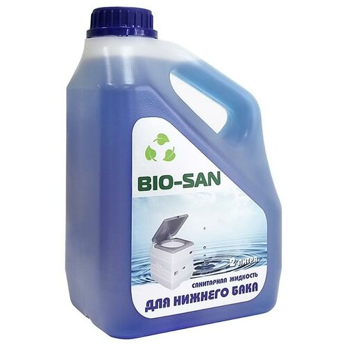 Bio-San Санитарная жидкость для нижнего бака, 2 л/, 2 кг