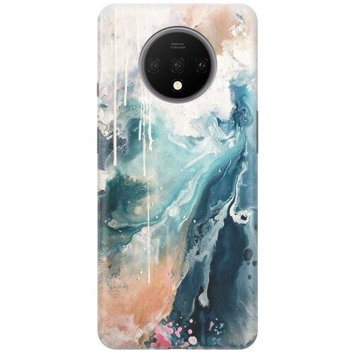 фото Re:paчехол - накладка artcolor для oneplus 7t с принтом "брызги красок"
