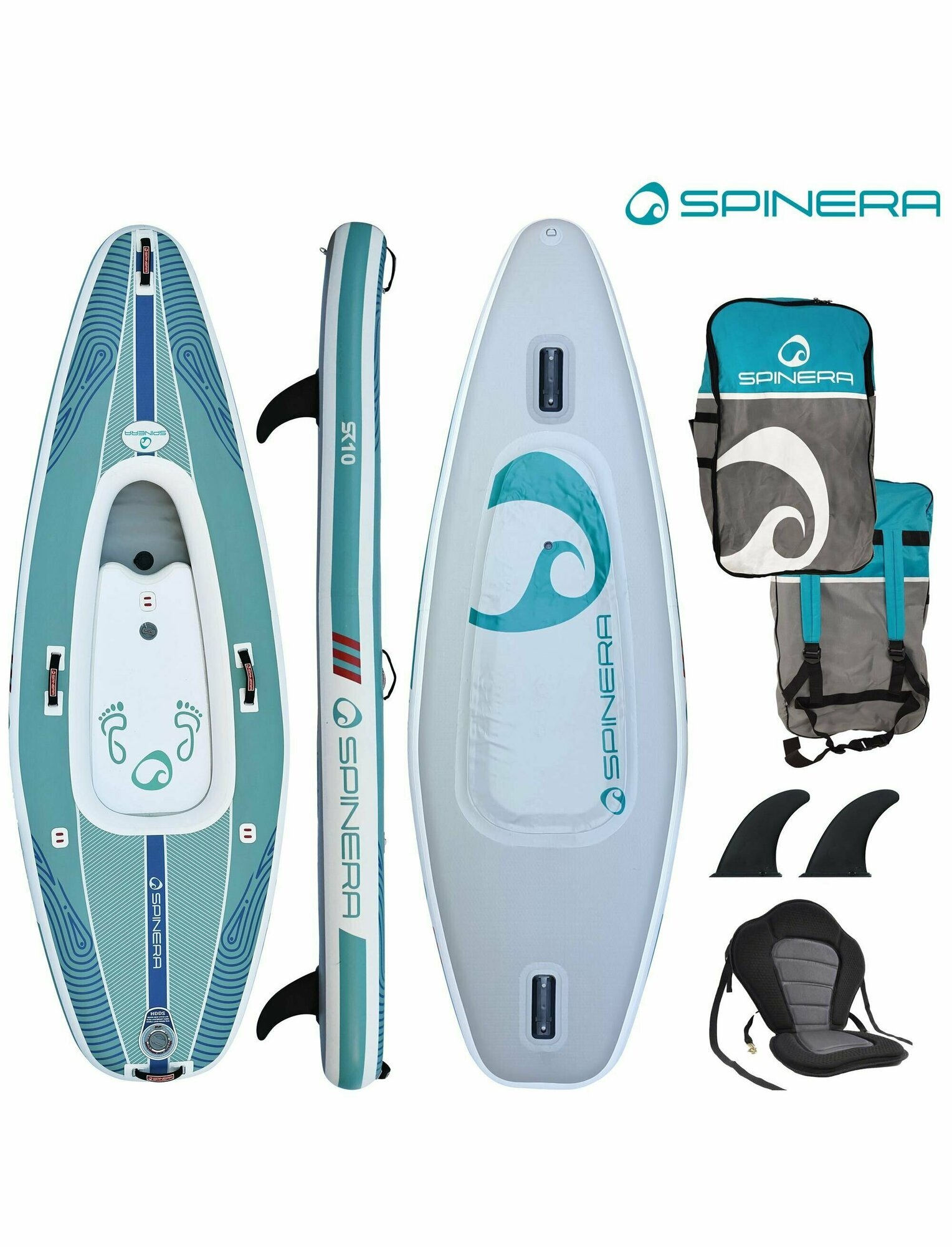 Каяк/SUP-доска надувная Spinera Sup-Kayak SK 10' 305x98x20 cm