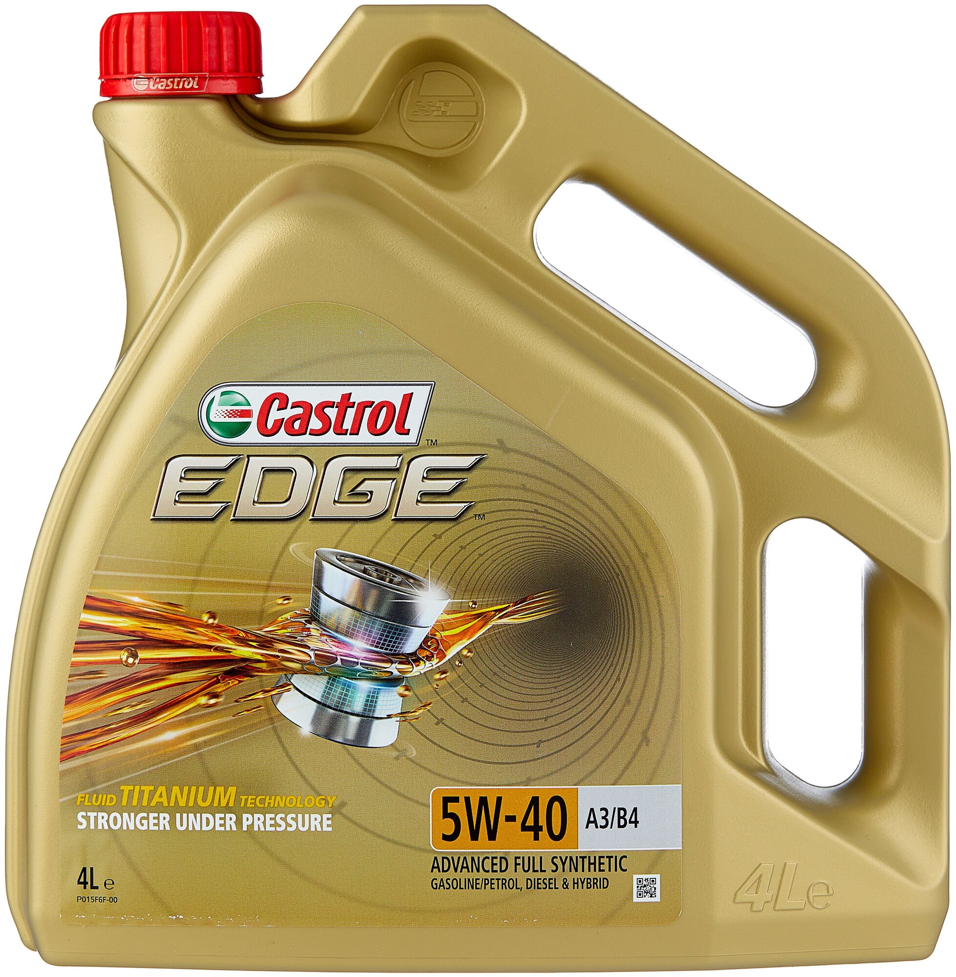 Синтетическое моторное масло Castrol Edge 5W-40 A3/B4