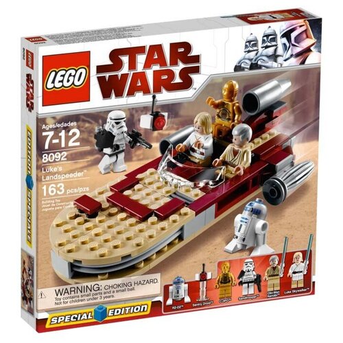 LEGO Star Wars 8092 Спидер Люка, 163 дет. конструктор lego star wars 75074 снеговой спидер 97 дет