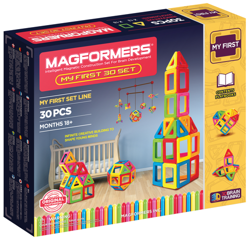 Конструктор MAGFORMERS My First 702001 (63107) 30 Set, 30 дет.