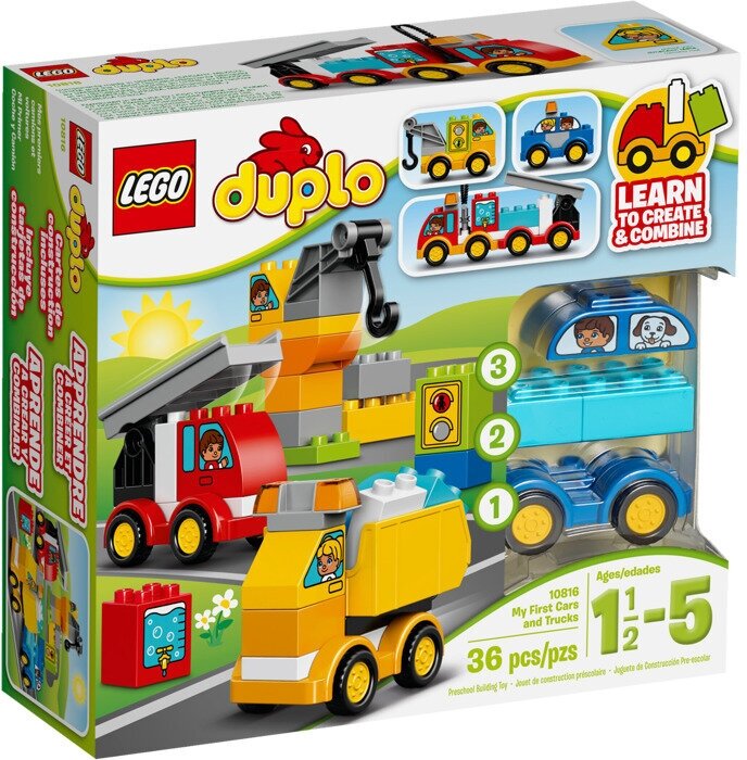 Конструктор LEGO DUPLO 10816 Мои первые машинки