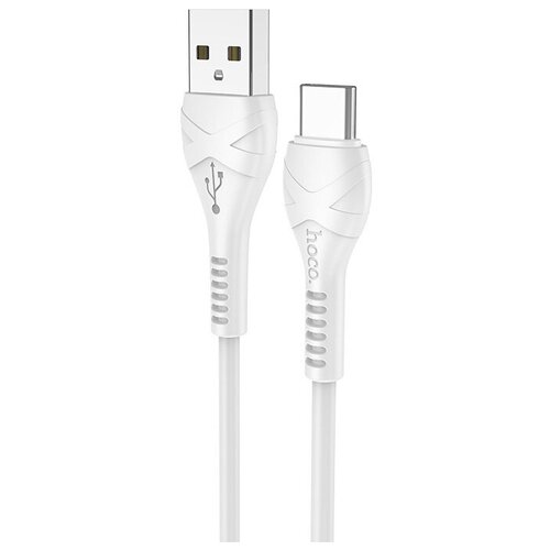 Кабель HOCO X37 Cool power charging data cable for Type-C 1M, 3.0А, white кабель hoco x37 cool power charging data cable for type c 1m 3 0а white