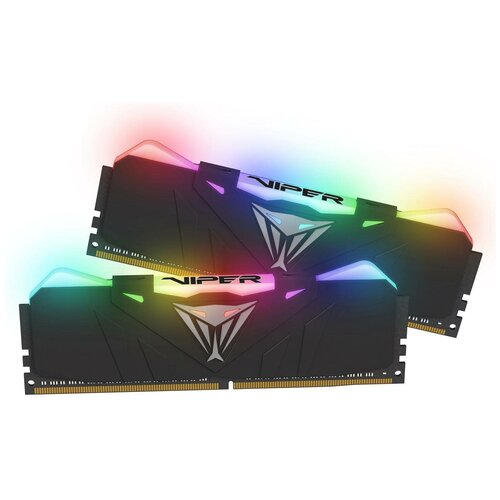 Оперативная память Patriot Viper RGB DDR4 - 2x 16Gb 3200 МГц DIMM CL16 pvr432g320c6k 980000₽