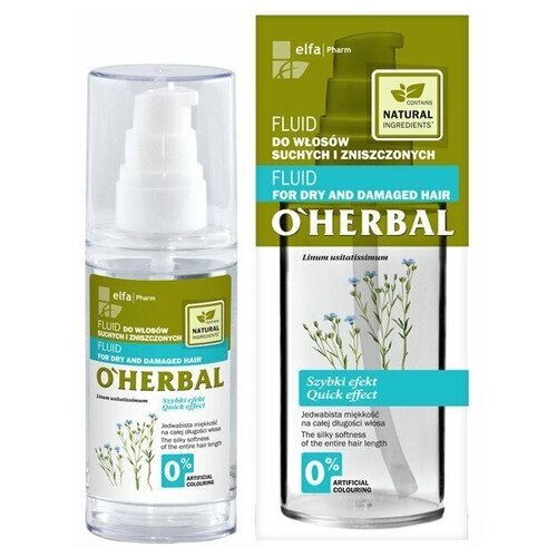 O'Herbal Масло-флюид для сухих и тусклых волос, 50 мл