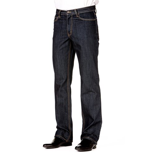 Джинсы классические Westland, размер 33/30, синий джинсы прямые krapiva прямой силуэт средняя посадка размер 34 34 синий