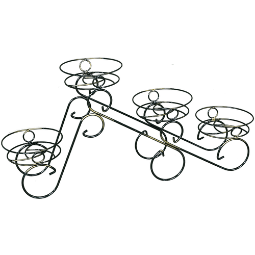 фото Подставка зми фиалка-4, 78х18х35.5 см черный