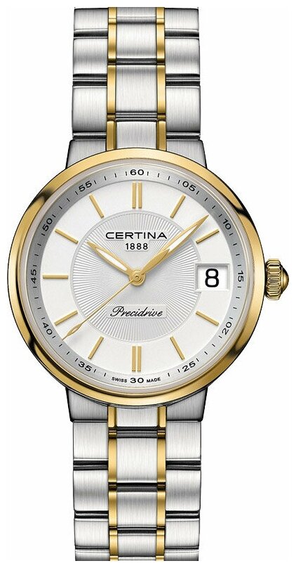 Наручные часы Certina DS Stella, серебряный, белый