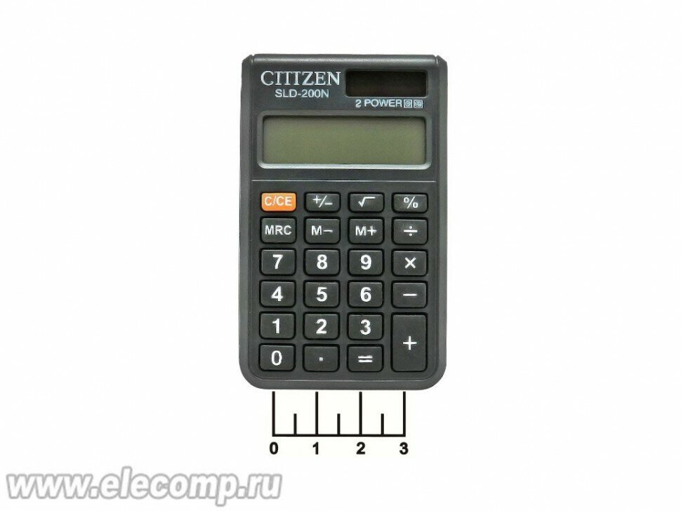 Калькулятор CITIZEN , 8-разрядный, черный - фото №9