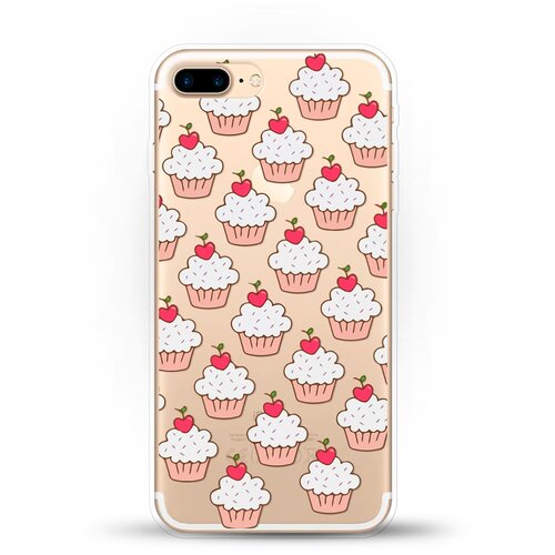 фото Силиконовый чехол капкейки на apple iphone 8 plus andy & paul