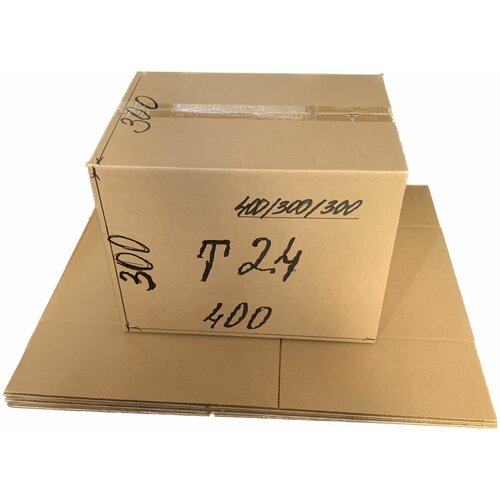 Коробки для хранения, Коробки картонные Т-24, 400*300*300 мм, 5 шт.
