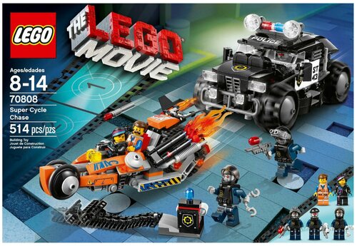 Конструктор LEGO The LEGO Movie 70808 Погоня на супермотоциклах, 514 дет.