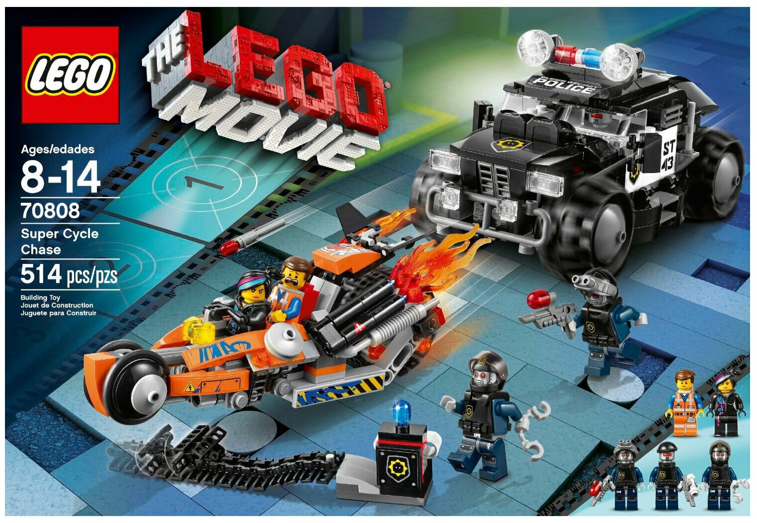 Конструктор LEGO The LEGO Movie 70808 Погоня на супермотоциклах