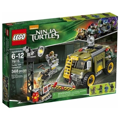 Конструктор LEGO Teenage Mutant Ninja Turtles 79115 Освобождение фургона черепашек, 368 дет.