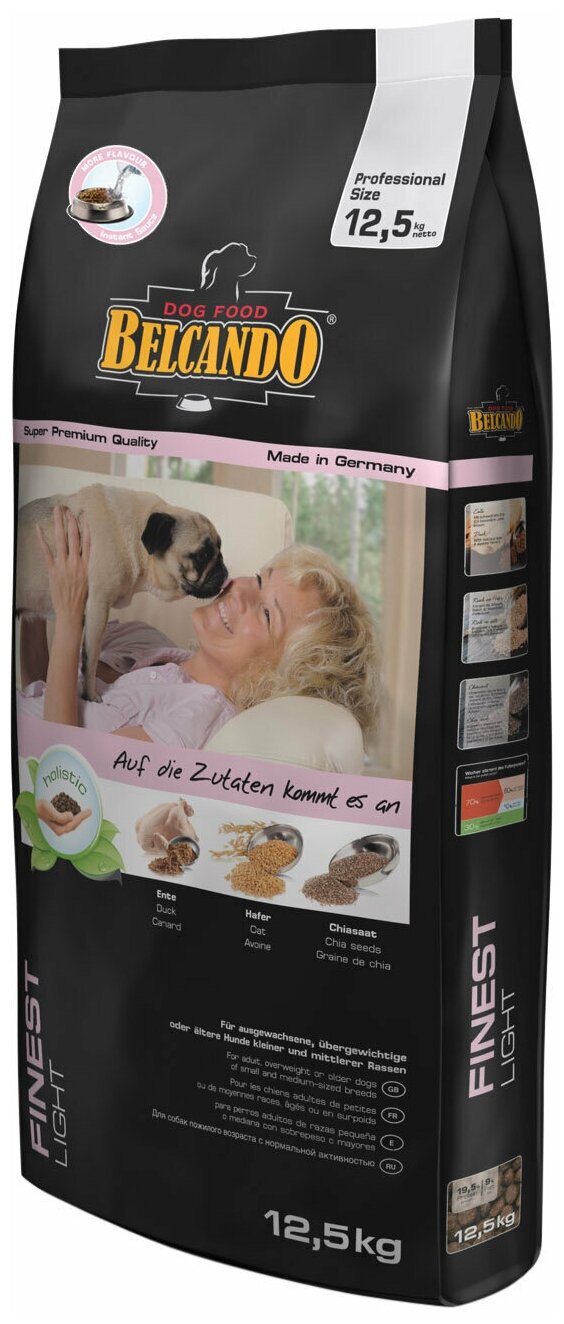 Belcando Сухой корм Belcando Finest Light для собак 12,5 кг — купить в ...