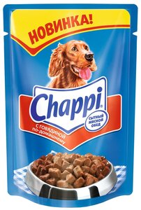 Фото Влажный корм для собак Chappi говядина по-домашнему