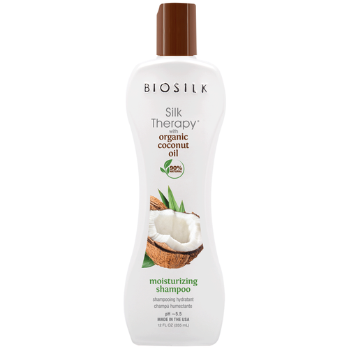 Biosilk шампунь Silk Therapy Organic Coconut Oil Moisturizing, 355 мл