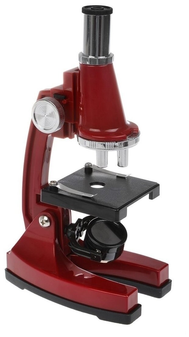 микроскоп детский, 90х увеличение, 3 объектива, аксессуары, эл.пит.aa2 шт. не вх.в комплект, кор