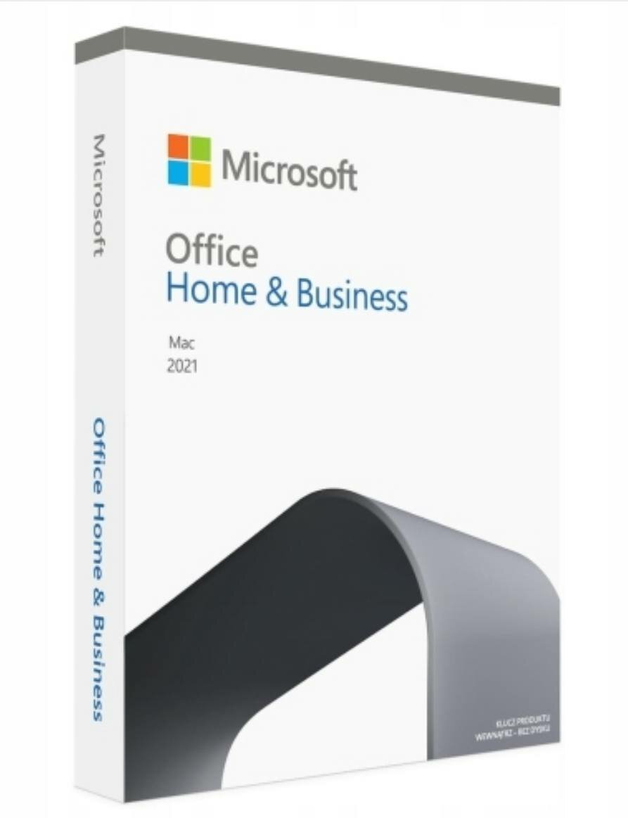 Офисный пакет Microsoft Office 2021 для дома и бизнеса MacOS BOX, бессрочная лицензия