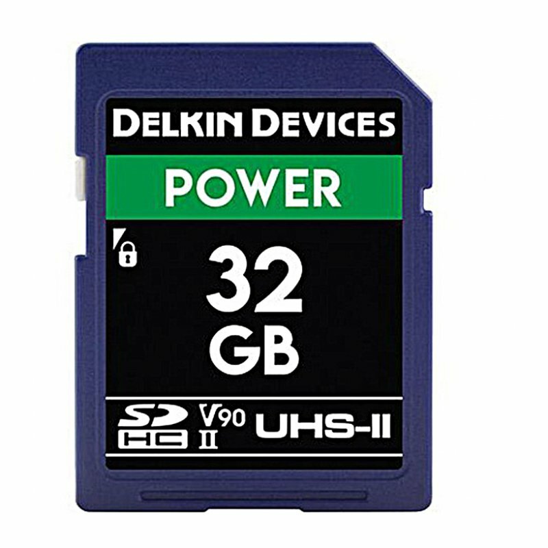 Карта памяти Delkin Devices Power SDXC 32GB 2000X UHS-II Class 10 V90 (DDSDG200032G) Olympus - фото №2