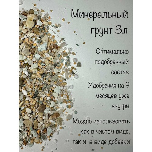 Минеральный грунт для суккулентов и комнатных растений 3л