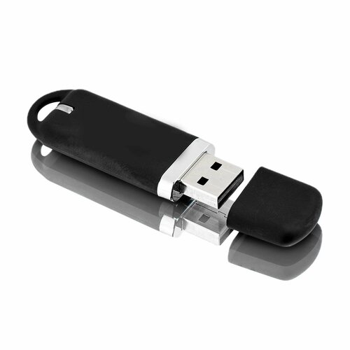 Флешка Memo, 128 МB, черная, USB 2.0, арт. F34 10шт