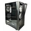 Фото #6 Корпус Powercase Alisio X4B, Tempered Glass, 4x 120mm 5-color fan, чёрный, ATX (CAXB-L4)