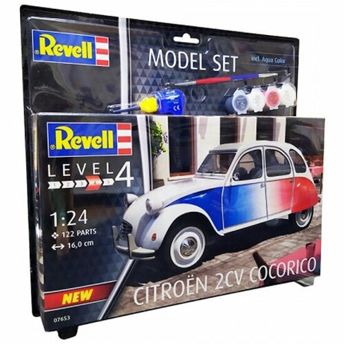 Сборная модель Revell 67653 Микролитражный автомобиль Citroen 2 CV "Cocorico"