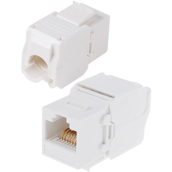 Модуль Rexant Keystone Jack RJ-45 (8P-8C), неэкранированный UTP, категория 5e, тип 90 градусов, самозажимной