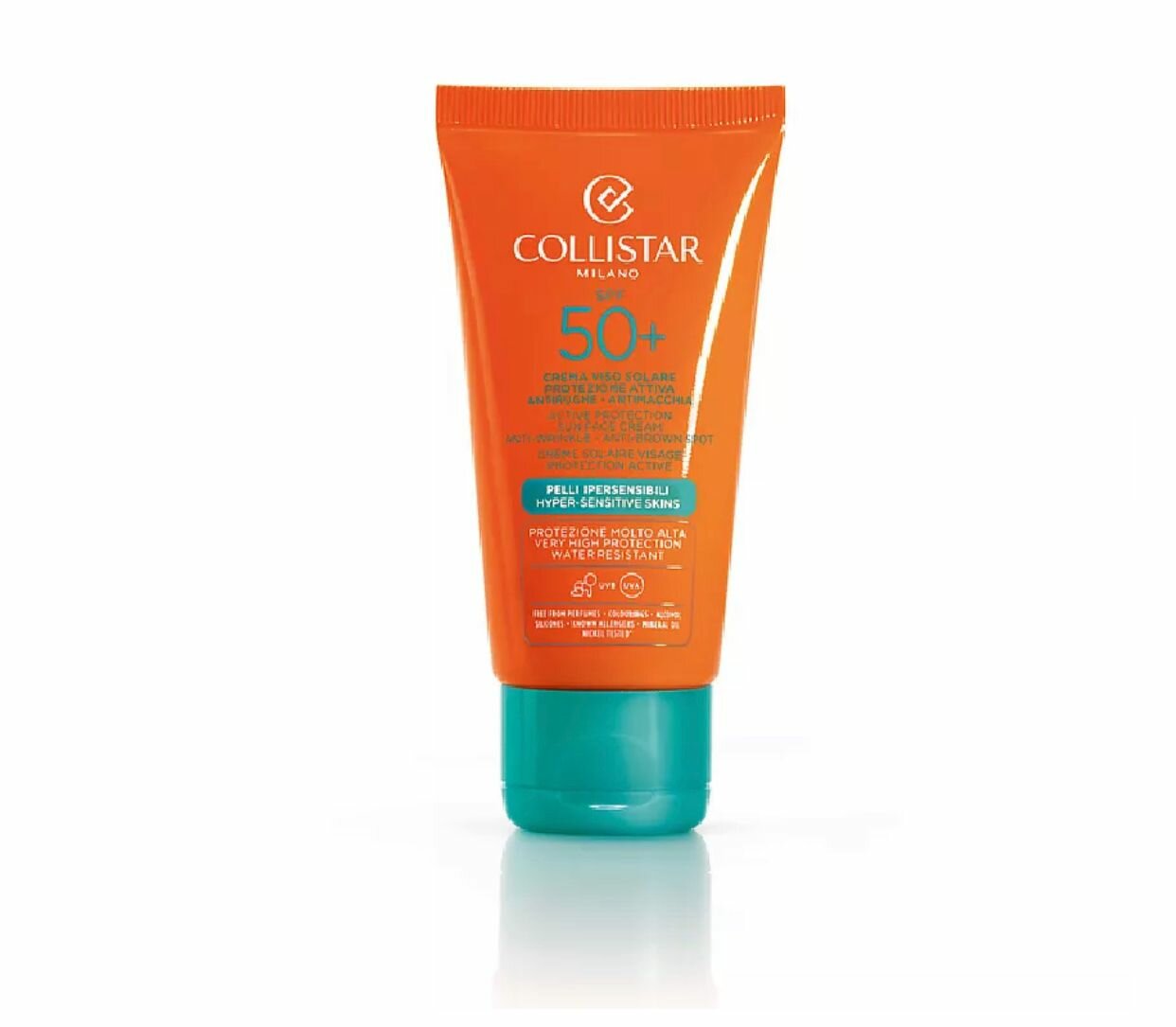 COLLISTAR Солнцезащитный крем для лица Active Protection Sun Face SPF50+, 50 мл