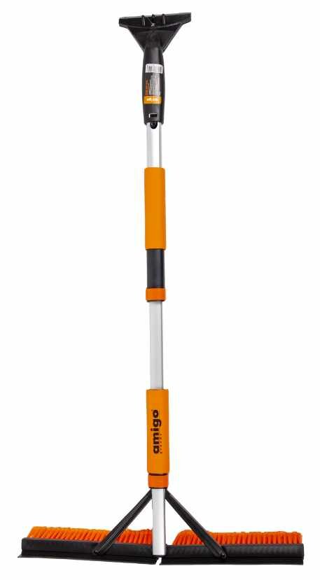 Щетка-скребок Amigo 71112 телескопическая 80 см черный/оранжевый/серый