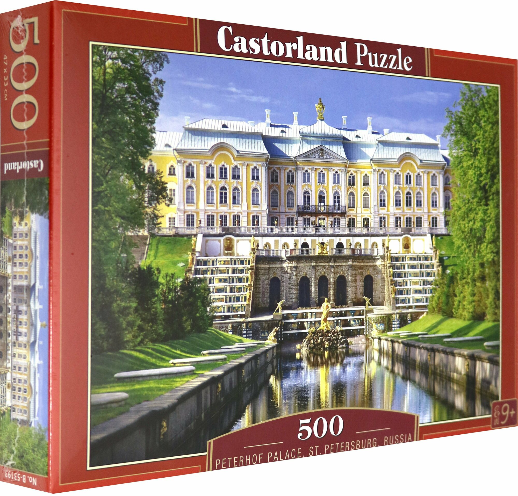 Puzzle-500. Петергофский дворец Castorland - фото №3