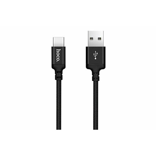 USB кабель HOCO X14 Times Speed Type-C, 1м, нейлон (черный) usb кабель hoco x14 times speed type c 1м нейлон черный красный