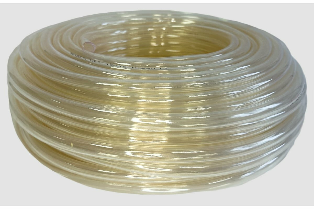 Новэм шланг  трубка маслобензостойкая ПВХ 6x10мм  50м  прозрачная МБС_6х10_50_проз