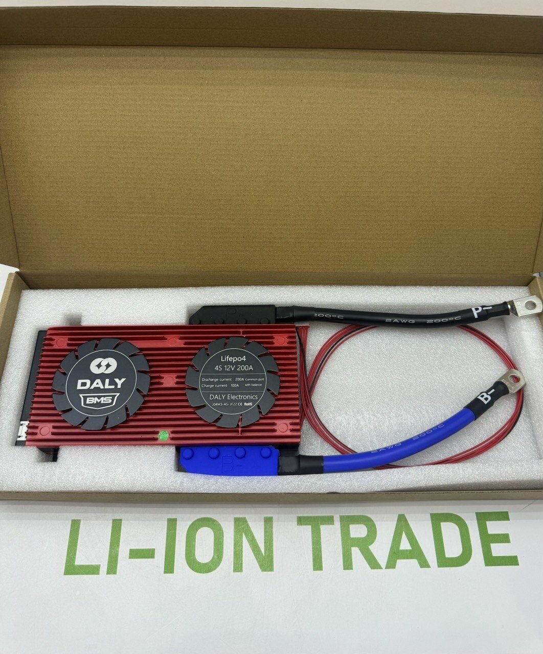 Bms плата daly Lifepo4 4S 12V 60A-300A