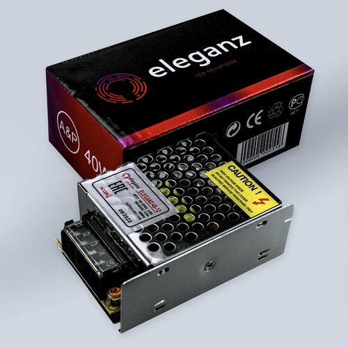 фото Блок питания для светодиодных лент eleganz 40вт 12в ip20