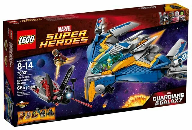 Конструктор LEGO Super Heroes 76021 The Milano Spaceship Rescue (Спасение космического корабля Милано) 2014 год