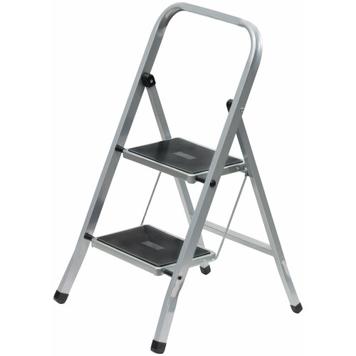 Лестница-стремянка стальная 2 широкие ступени Н88 см вес 37 кг FIT 65381 3100₽