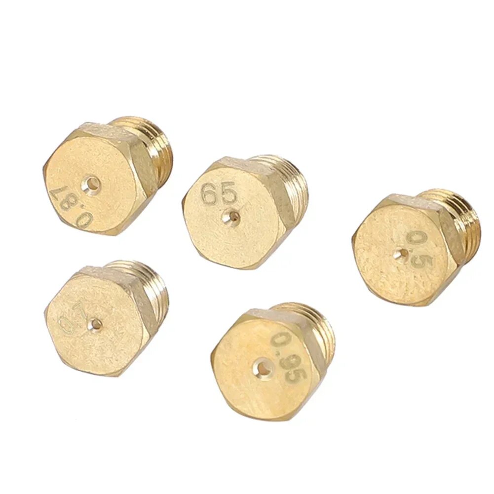 5 шт комплект для переоборудования сжиженного нефтяного газа форсунки форсунки для пропана форсунки для переоборудования сжиженного нефтяного газа для газовой плиты латунная насадка