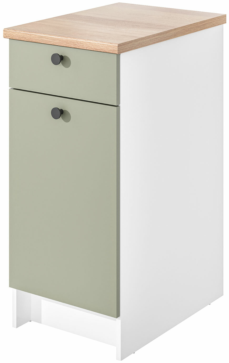 Шкаф кухонный напольный Candy ModulE с ящиком и столешницей 40x91x61см (TD0053880RU) зеленый матовый